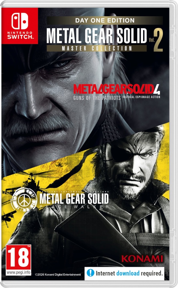 Metal Gear Solid Master Collection 2 Day1 Edition mäng Switch