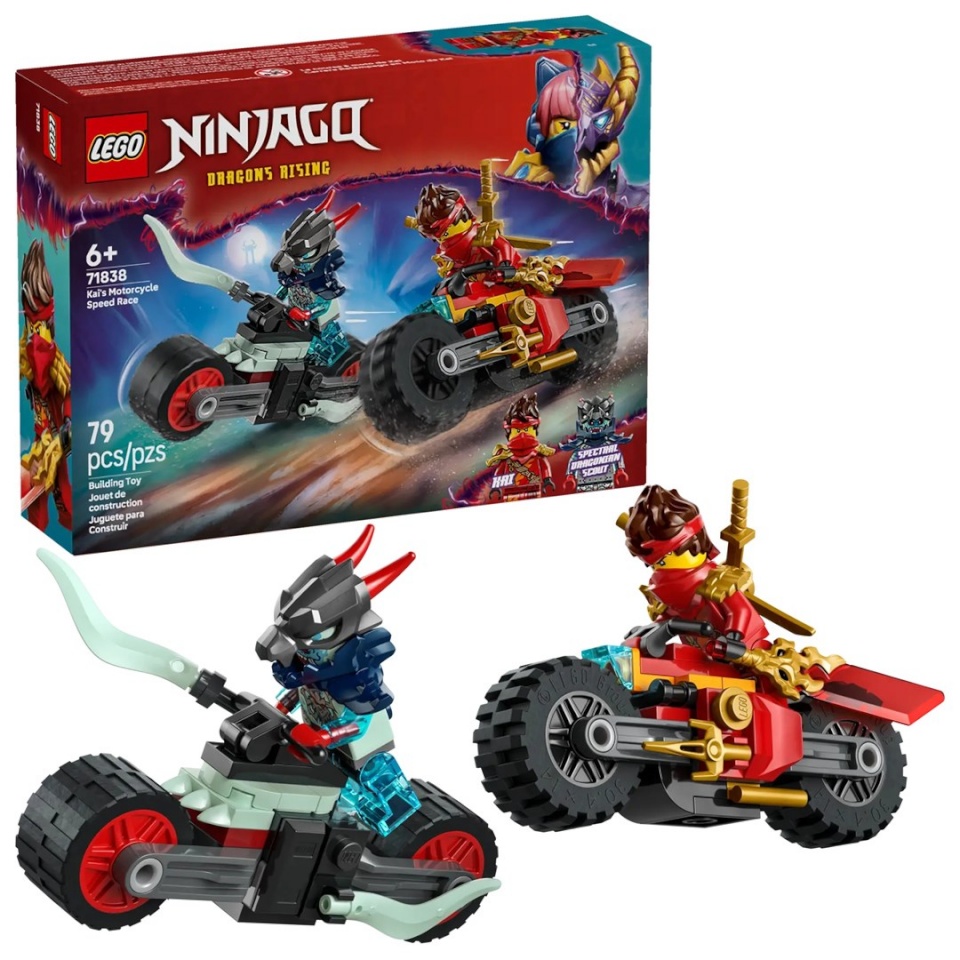 Lego klotsid NINJAGO 71838 Kai's Motorcycle Speed Race