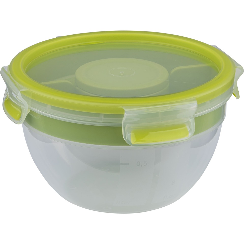 Emsa toidukarp Clip&Go Snack Box 1l, roheline