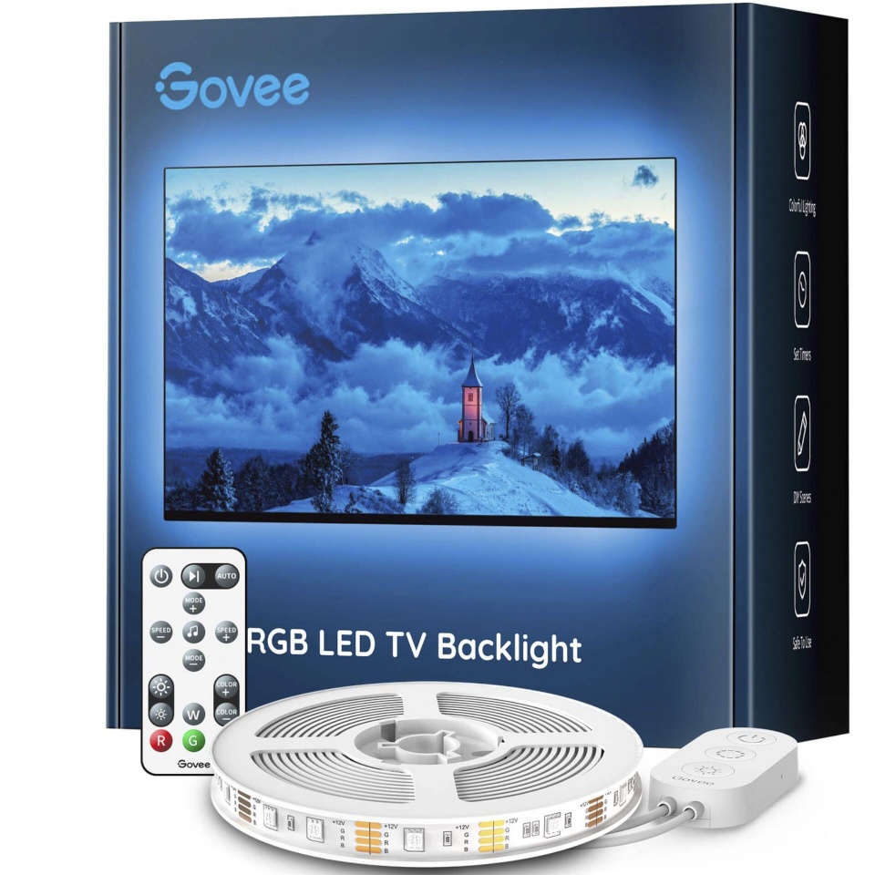 Govee LED valgusriba RGB Bluetooth LED Backlight for 46 inch - 60 inch TVs, 3m