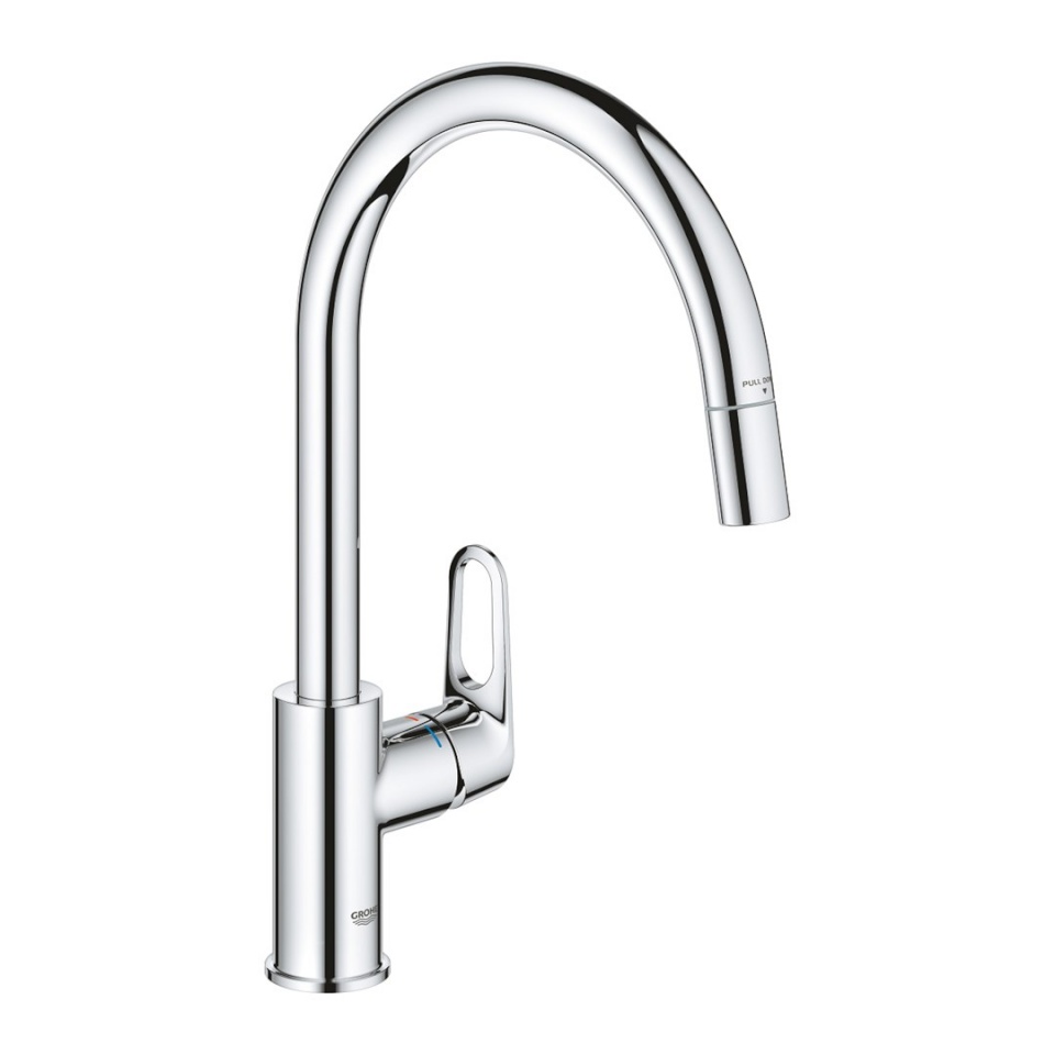 Grohe segisti BauFlow single lever kitchen sink mixer Chomowany