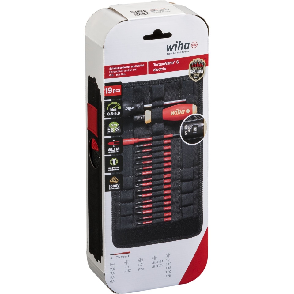 Wiha kruvikeeraja 2872T18 TorqueVario-S electric 0,8-5,0 Nm