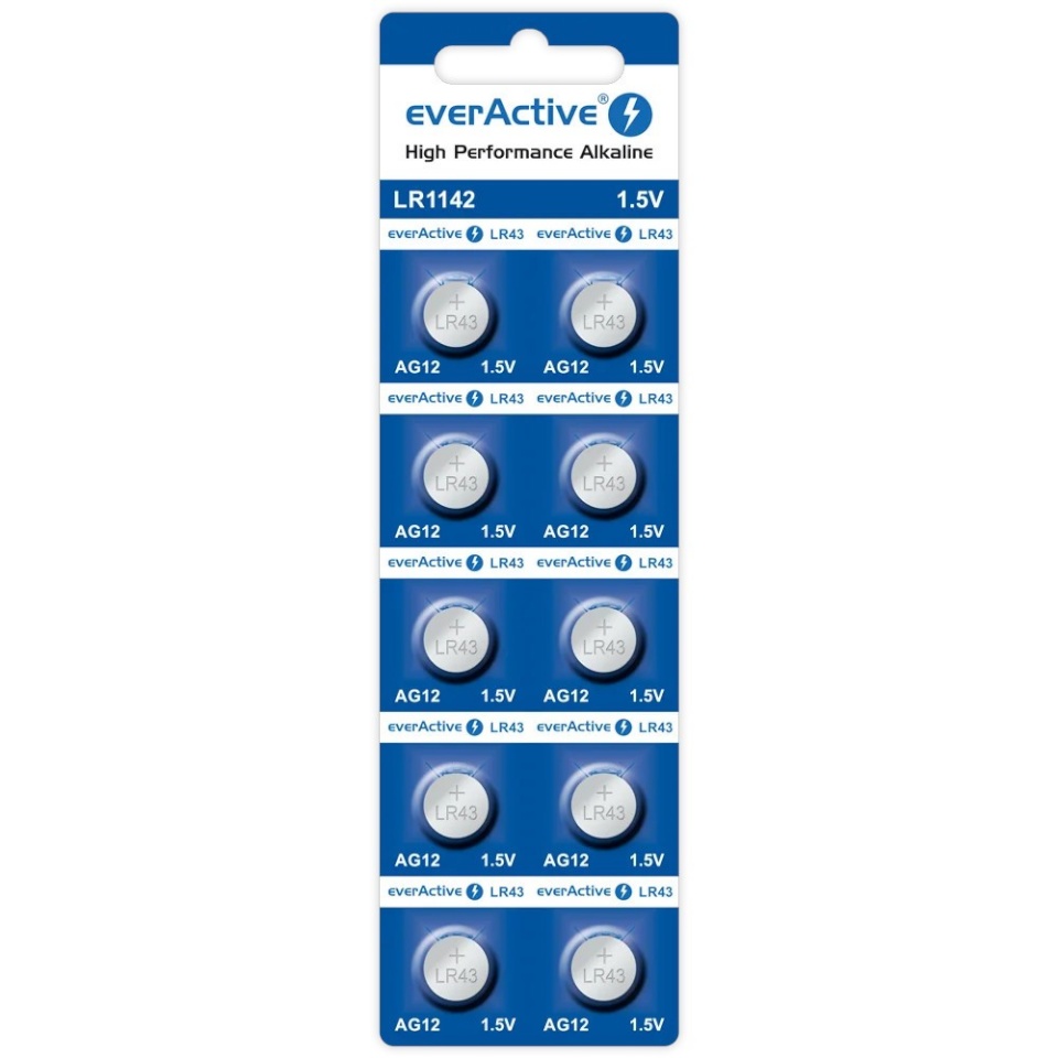 everActive patarei Alkaline MINI AG12 Blister 10tk