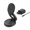 Belkin juhtmevaba laadija Boost Charge adjustable mag.2-in-1 Ch.Qi2 bl. WIZ035kqBK