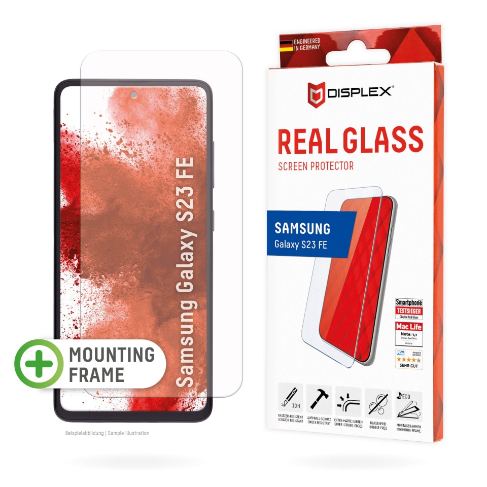 Displex kaitseklaas Samsung Galaxy S23 FE Real 2D Glass By Transparent