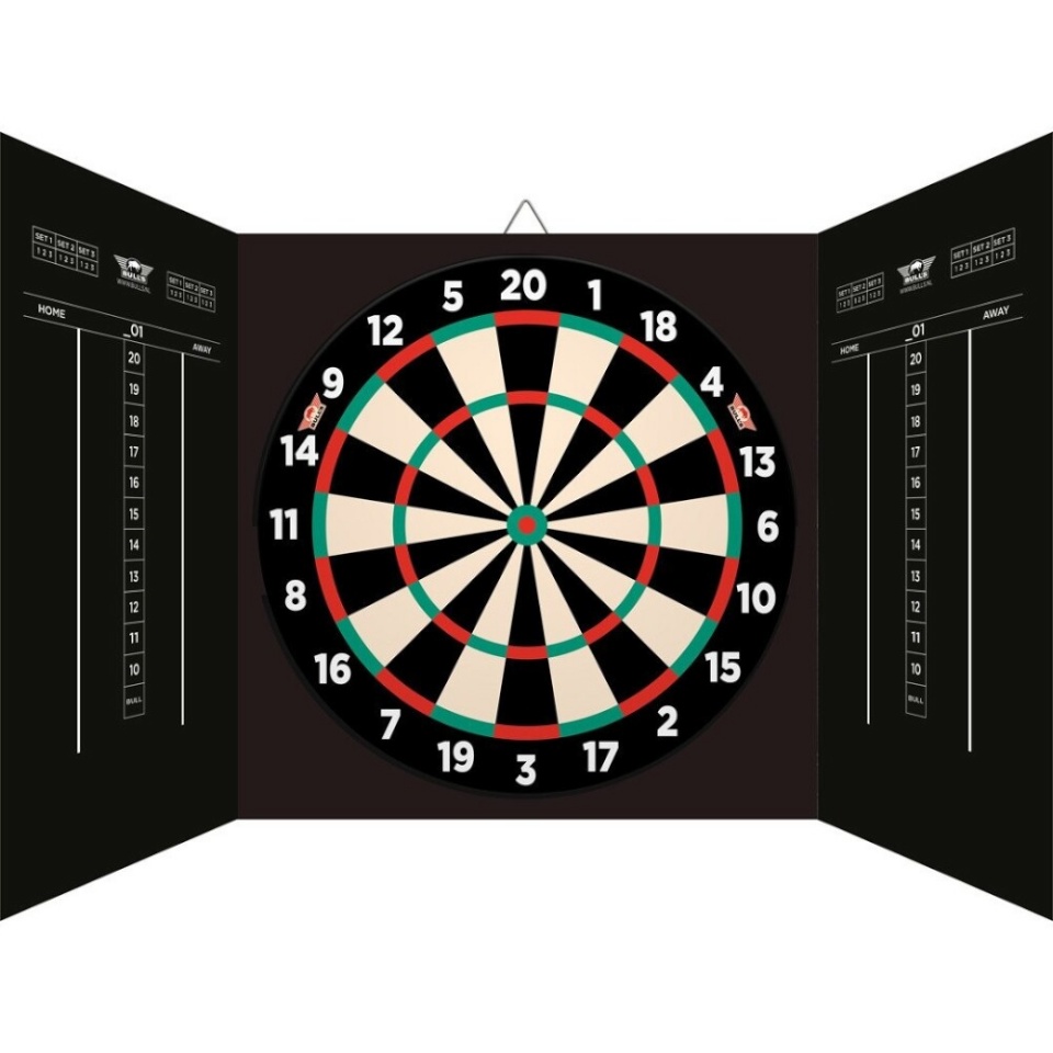 Insportline noolemäng magnetic/paber dartboard Cabinet Set Bull’s