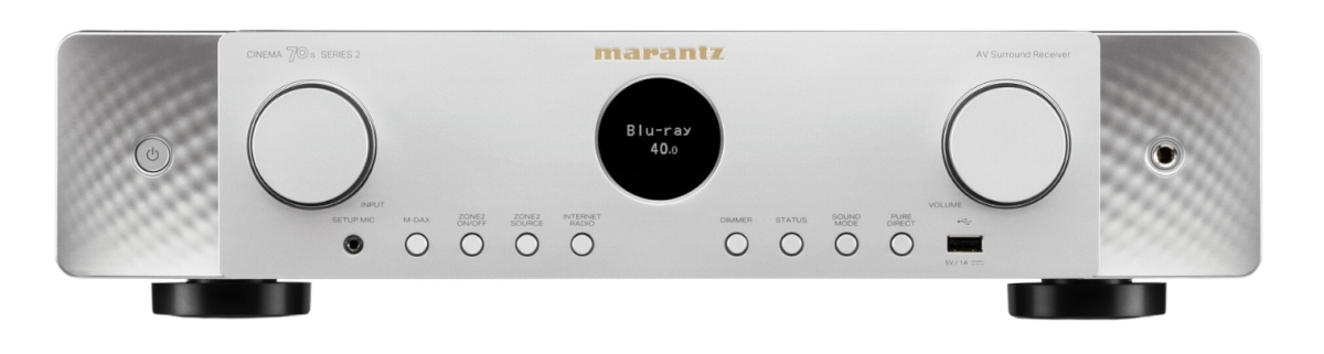 Marantz AV ressiiver Cinema 70s Series 2, 7.2 kanalit, hõbe