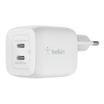 Belkin laadija AC Charger USB-C GaN 45W PD+PPS, valge