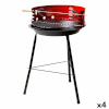 Aktive Kaasaskantav Barbeque-grill punane Puit Raud 37,5x70x38,5cm