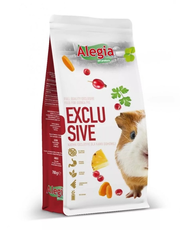 Alegia toit närilistele Exclusive Guinea Pig, 700g