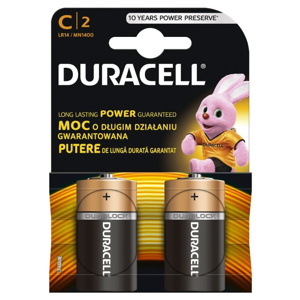 Duracell patareid Basic MN1400 C BL2