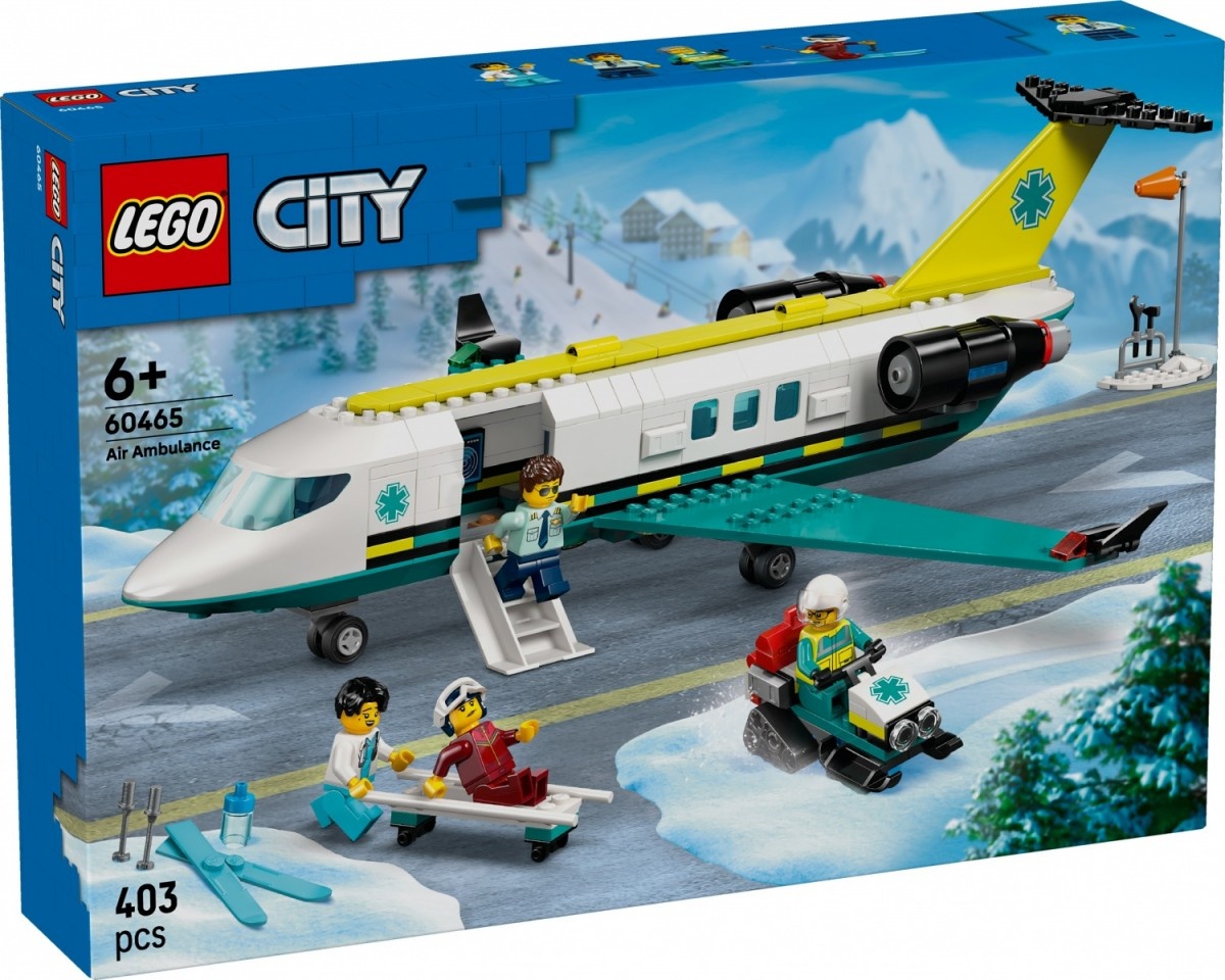 LEGO klotsid 60465 City Notfallrettungsflugzeug