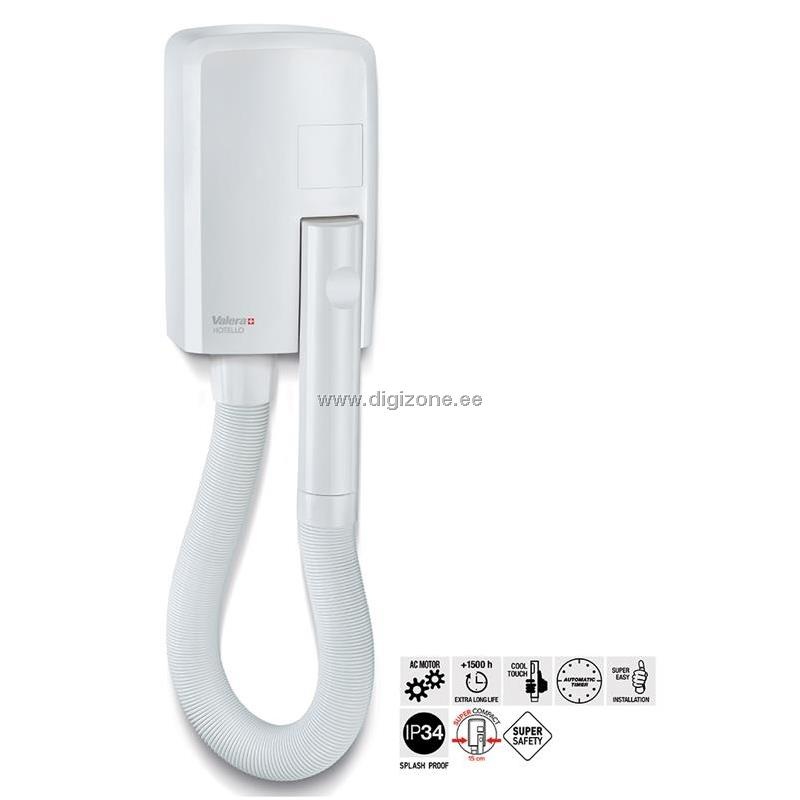 Valera seinale kinnitatav föön Hotello Super AC, valge
