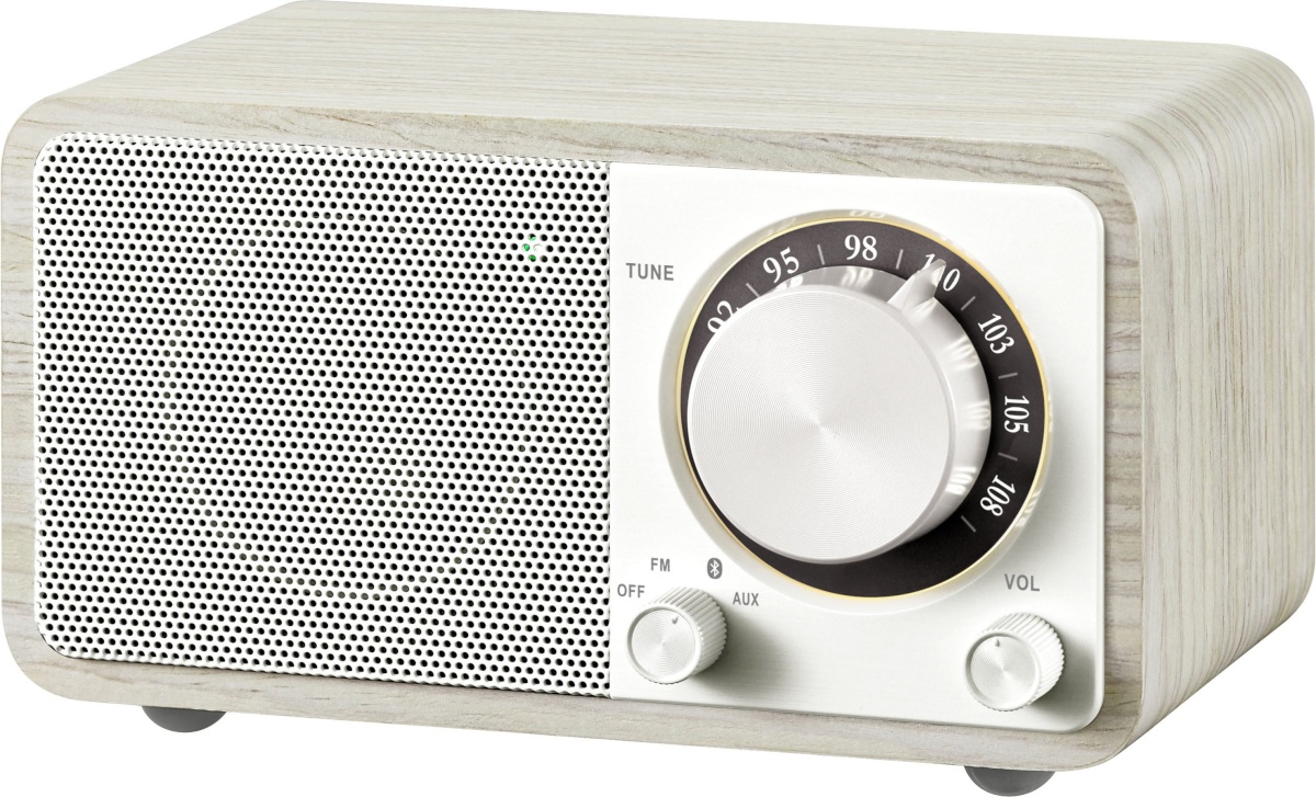 Sangea raadio WR-7 Plus FM-raadio Bluetooth-valgustusega, pruunikas