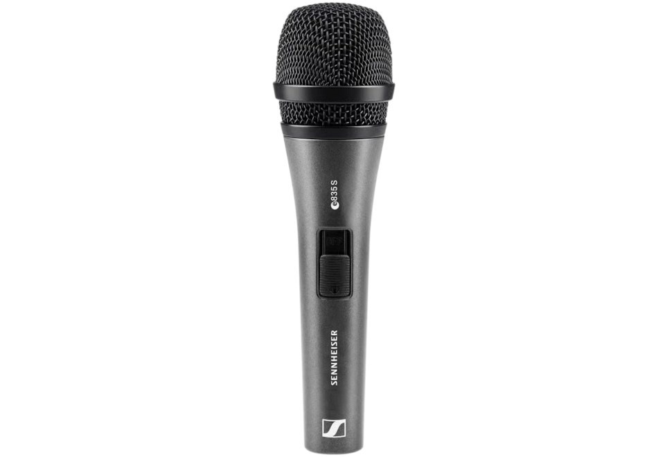 Sennheiser mikrofon E 835-S - vocal, dynamic, cardioid with on-off switch