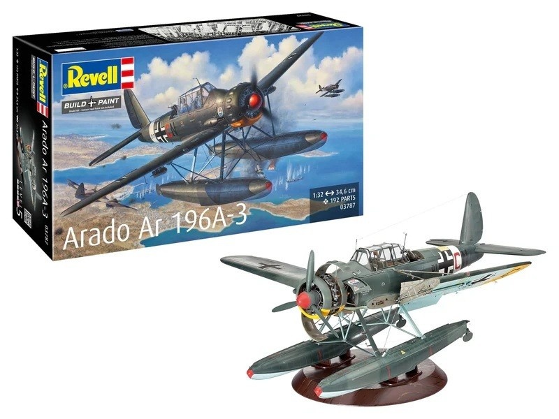 Revell Plastic model ARADO AR 196A-3 Seaplane 1/32