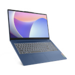 Lenovo sülearvuti IdeaPad Slim 3 Laptop 39.6 cm (15.6") Full HD Intel Core i3 N-series i3-N305 8 GB LPDDR5-SDRAM 256 GB SSD Wi-Fi 5 (802.11ac) sinine