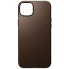 Nomad kaitsekest Modern Leather Case iPhone 14 Plus Rustic pruun
