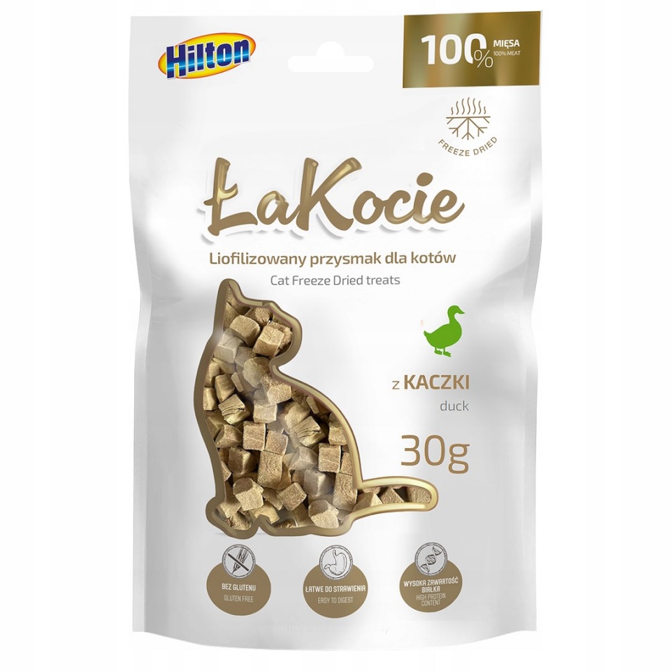 Hilton maius kassile ŁaKocie Freeze Dried Duck, 30g