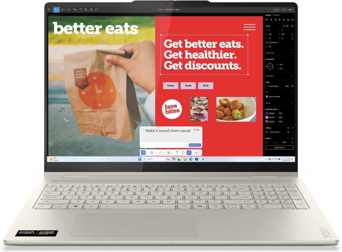 Lenovo sülearvuti Yoga 7 2-in-1 16", Windows 11 Home. Merekarbi värvi (83JU000FMX)