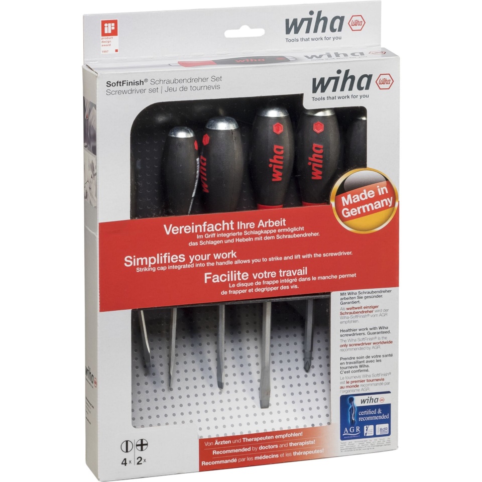 Wiha kruvikeeraja 530HK6 SoftFinish