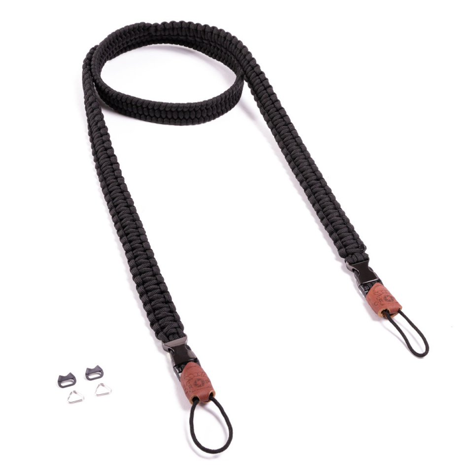 C-Rope Traveler Paracord vaikne must 140 cm kaamerarihm