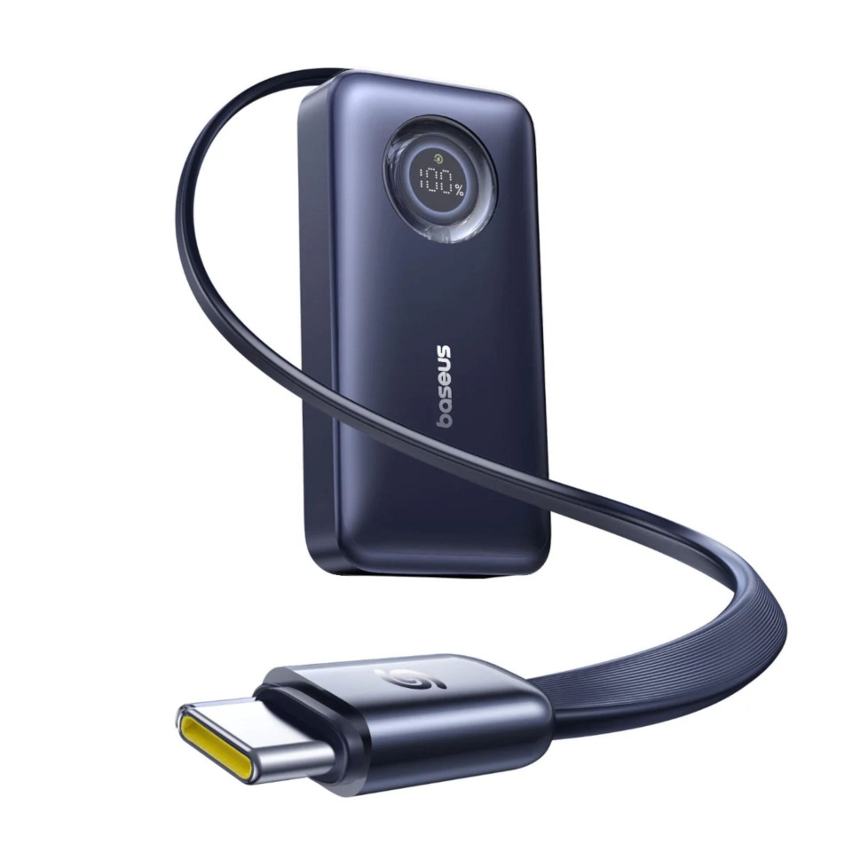 Baseus akupank EnerCore CR11 Retractable 10000mAh 45W Cosmic must