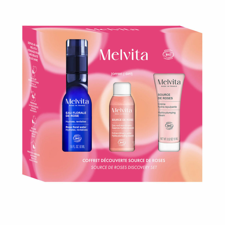 Melvita unisex kosmeetika komplekt EAU DE FLEURS 3-osaline