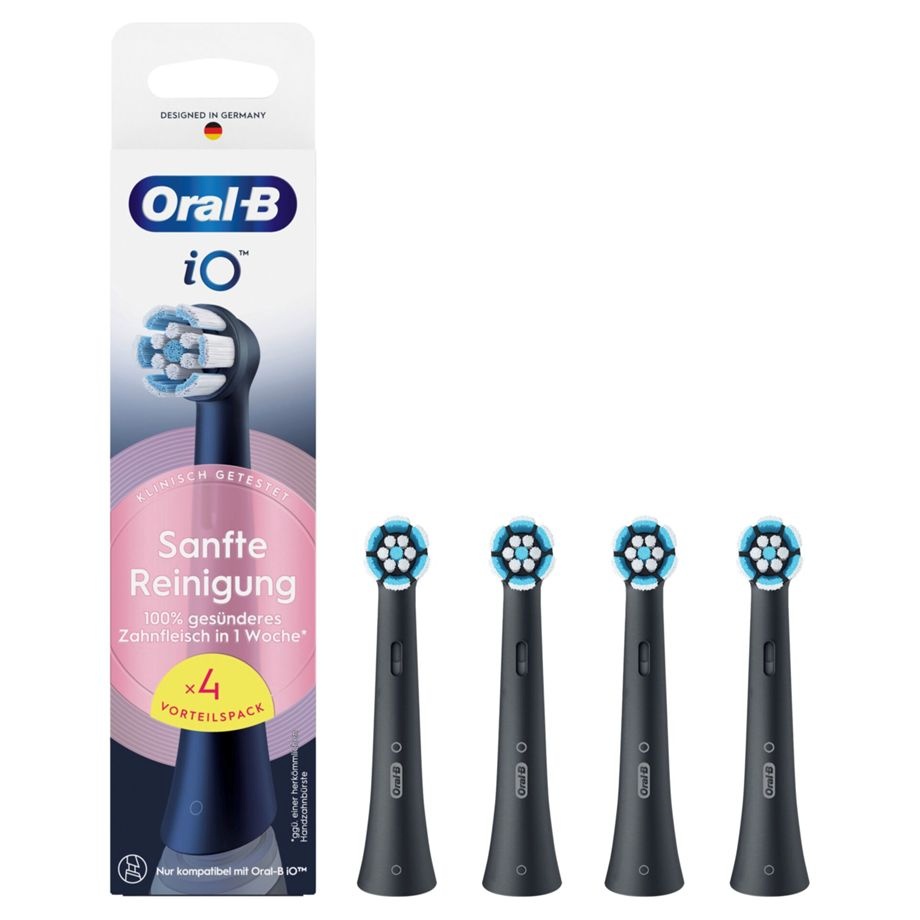 Braun lisaharjad Oral-B iO Replacement Brush Heads Gentle Cleaning, 4tk, must