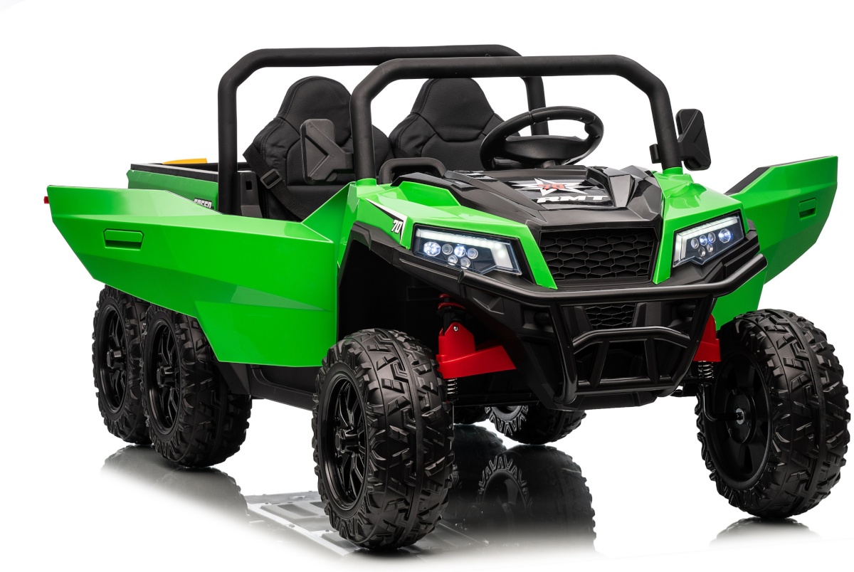 Leggodt elektriauto Azeno Farmer Truck II traktor, roheline