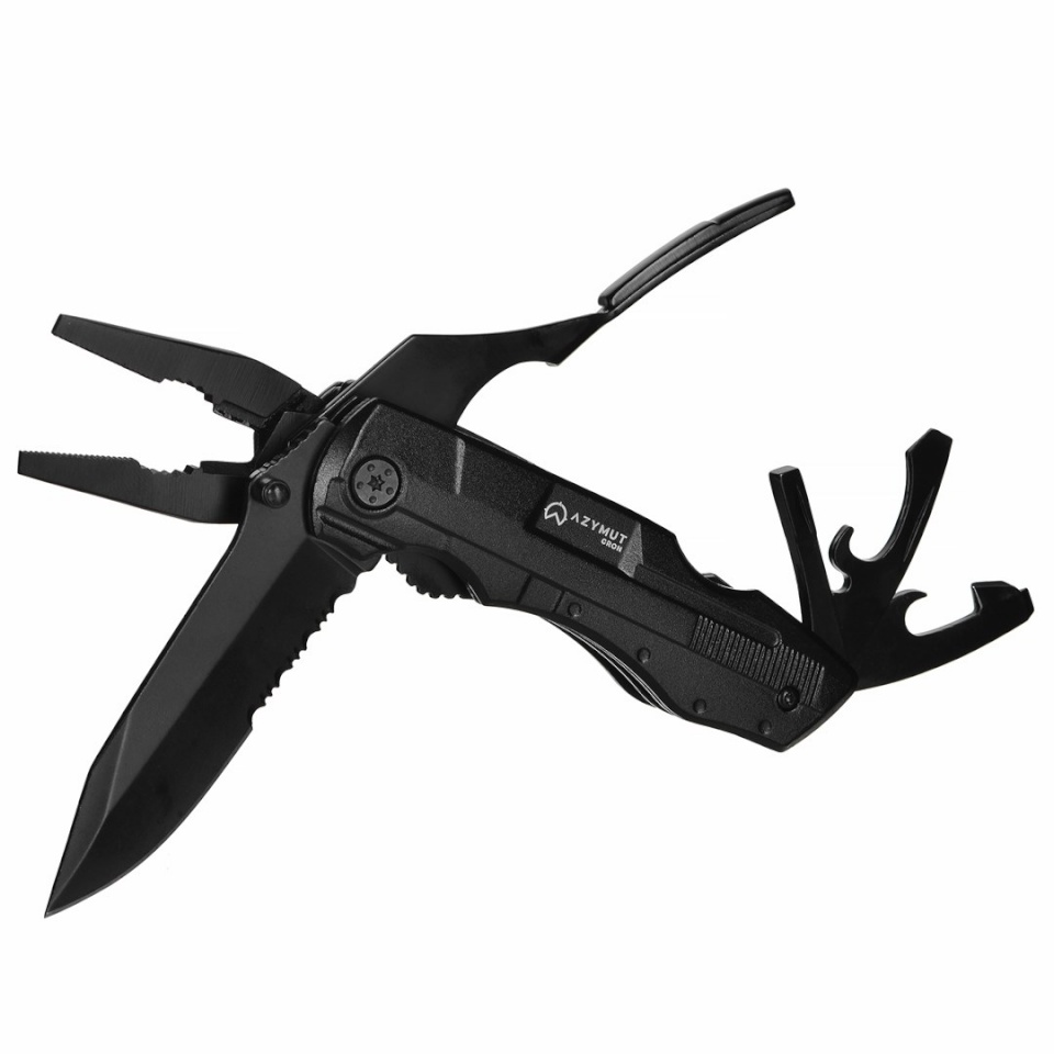 AZYMUT multitööriist Multitool Gron - 11 tools + 9 bits + holster (H-P224052)