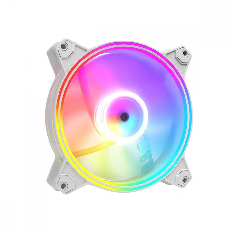 MODECOM korpuse jahutus VOLCANO APEX 120 ARGB valge REVERSE FAN