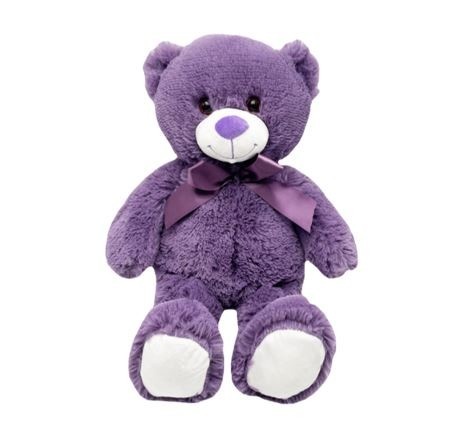 Tulilo pehme mänguasi violetne Teddy Bear 35cm