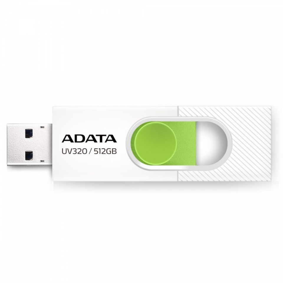 Adata mälupulk Pendrive UV320 512GB USB3.2 valge-roheline