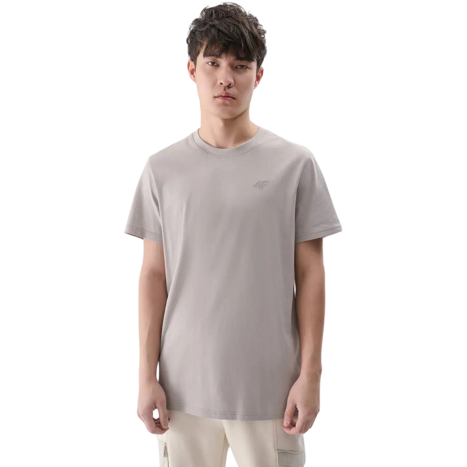 4F T-särk meestele M2074 Warm helehall 4FWSS25TTSHM2074 26S suurus M