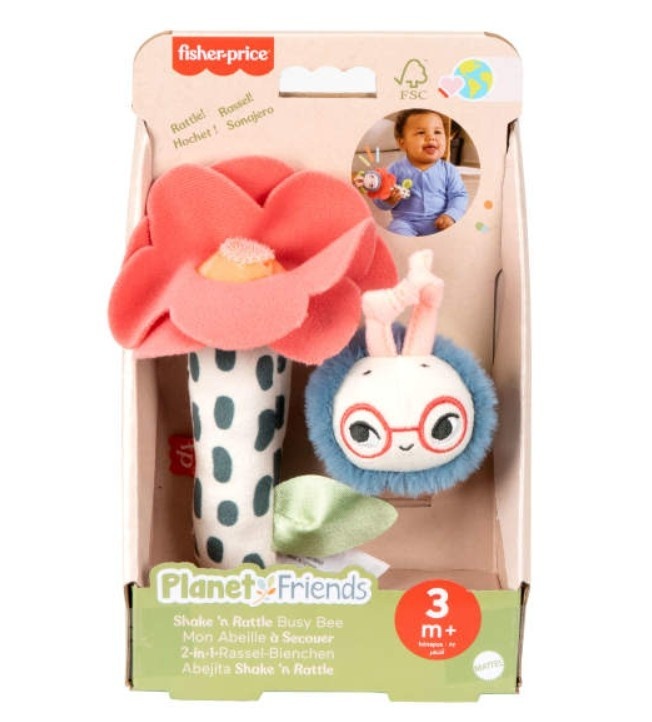 Fisher Price beebide mänguasi Grzechotki sensoryczne Planet Friends