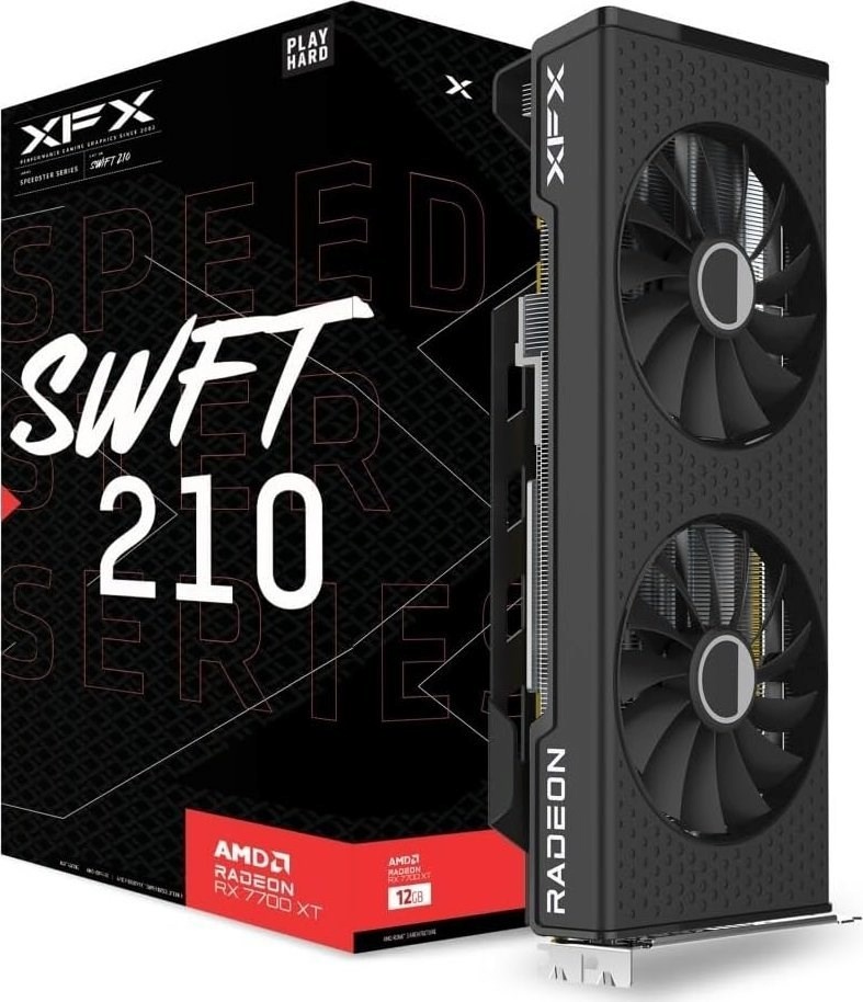 XFX videokaart SPEEDSTER SWFT210 RX 7700XT G. 12GB