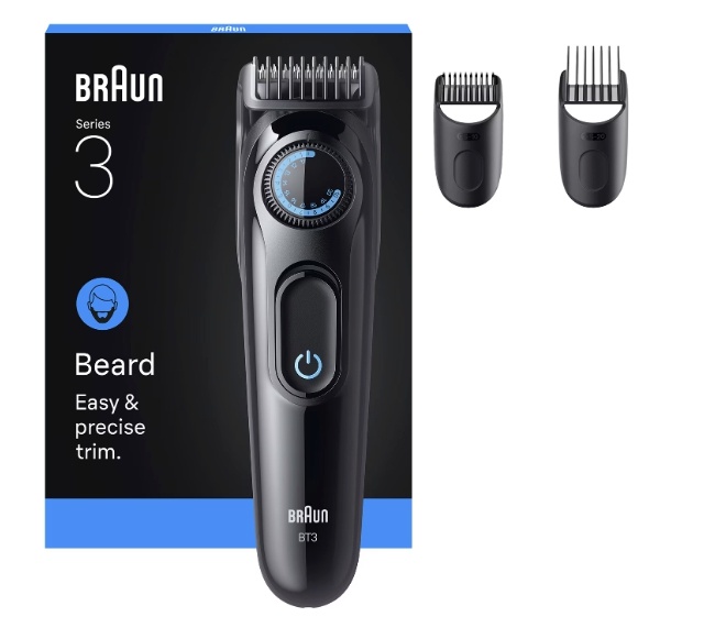 Braun habemepiiraja BT3520 Series 3 Beard Trimmer, must
