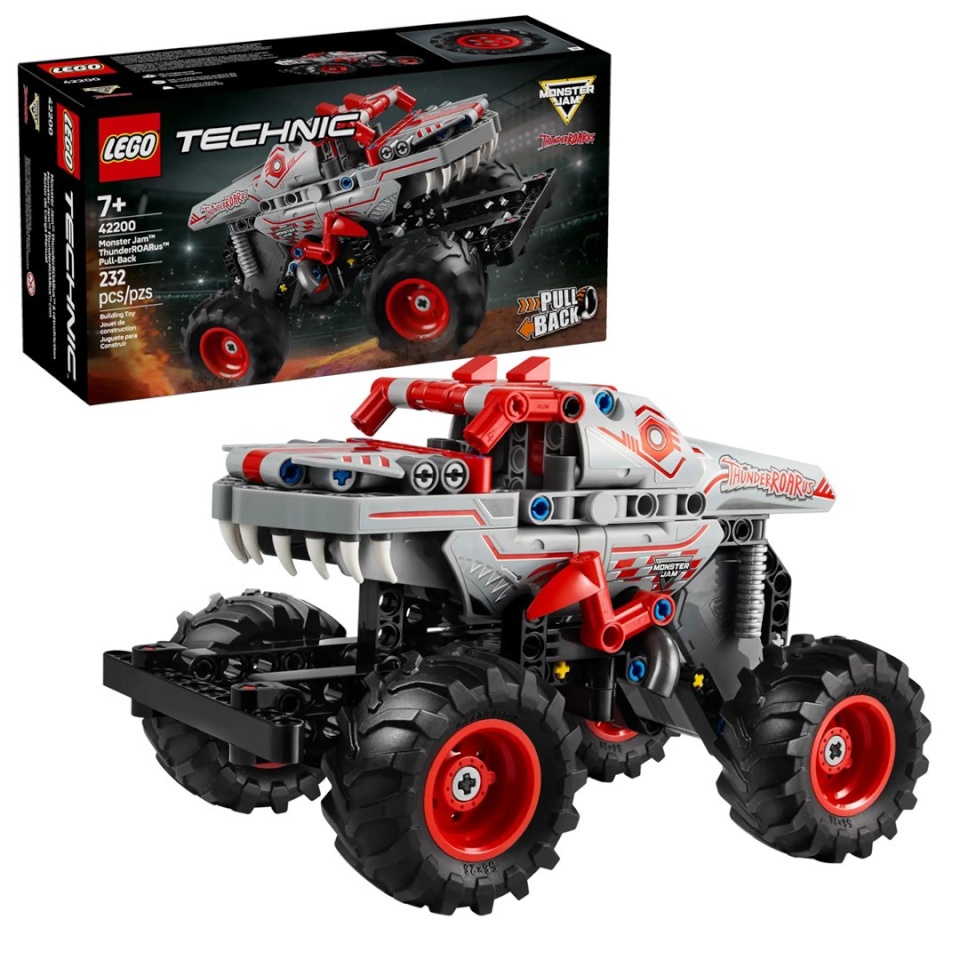 Lego klotsid TECHNIC 42200 Monster Jam™ ThunderROARus™ with pull-back drive