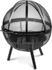 Anton Oliver lõkkealus grilliga BE22 Outdoor Fire with Grill Grate, must