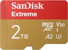 Sandisk mälukaart microSDXC 2TB Extreme A2 C10 V30 UHS-I U3