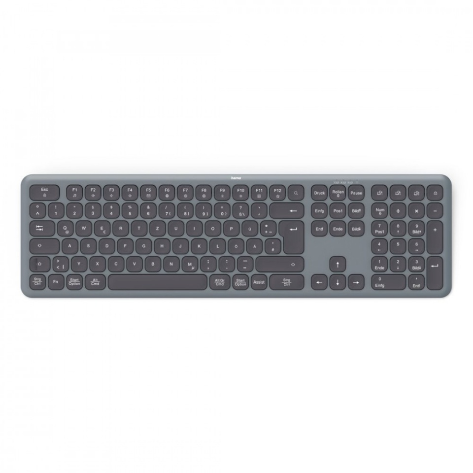 Hama klaviatuur WK-550 multi device Keyboard WK-550 blackgr