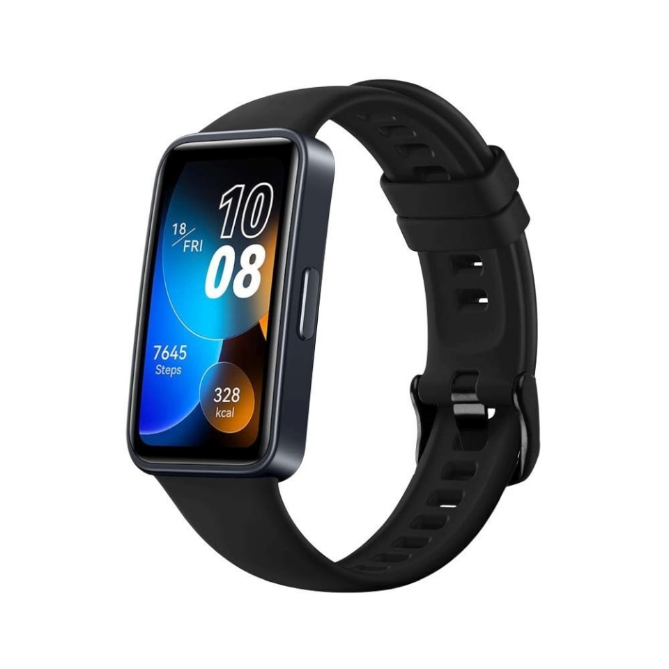 Fikseeritud kellarihm Fikseeritud nutikell Silicone Huawei Band 8/9 must