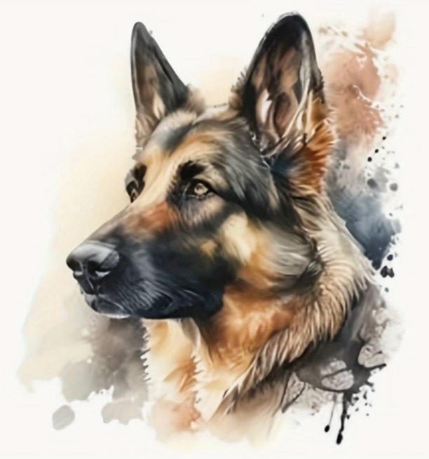 Norimpex Diamond Mosaic - Shepherd Dog