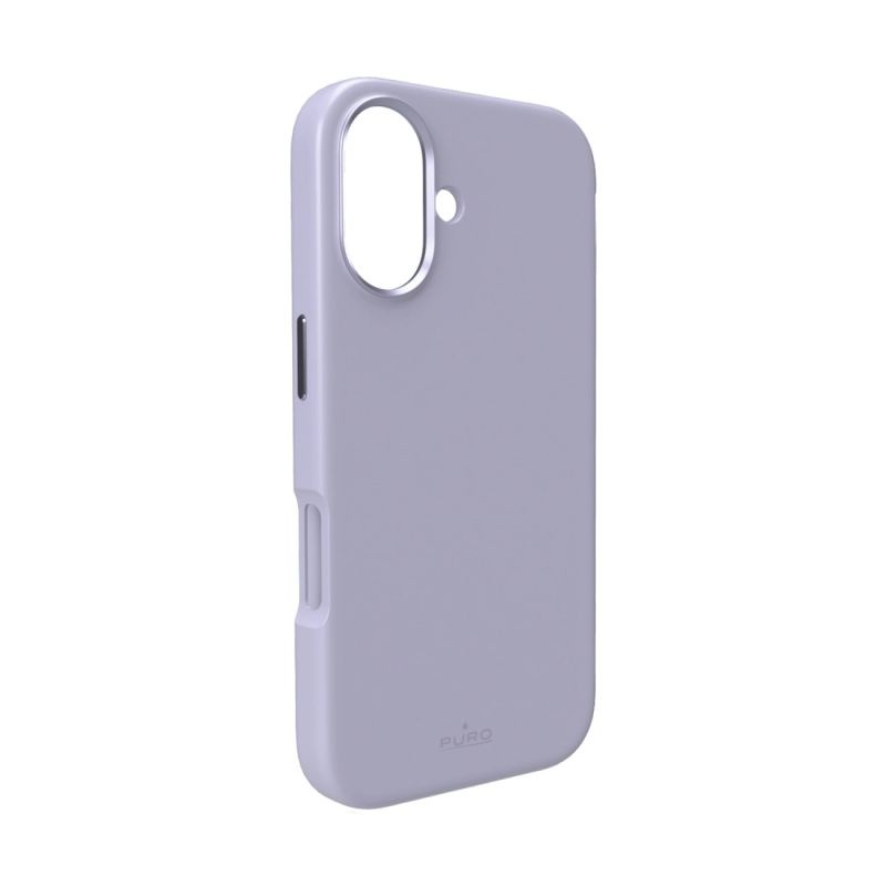 Puro Icon Mag Pro Liquid Silicone Case for iPhone 17, MagSafe Compatible, with Camera Protection and Aluminum Buttons - Pink / iPhone 17
