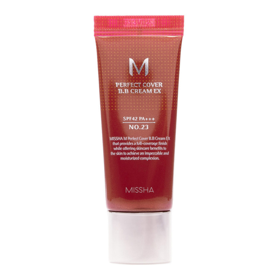 Missha BB kreem M Perfect Cover BB Cream EX 20ml, No.23 Natural Beige, naistele