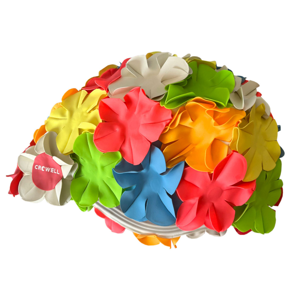 Crowell ujumismüts Swimming Flower värviline 6
