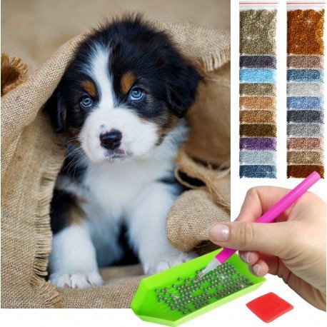 Norimpex teemantmaal Diamond Mosaic - koer 