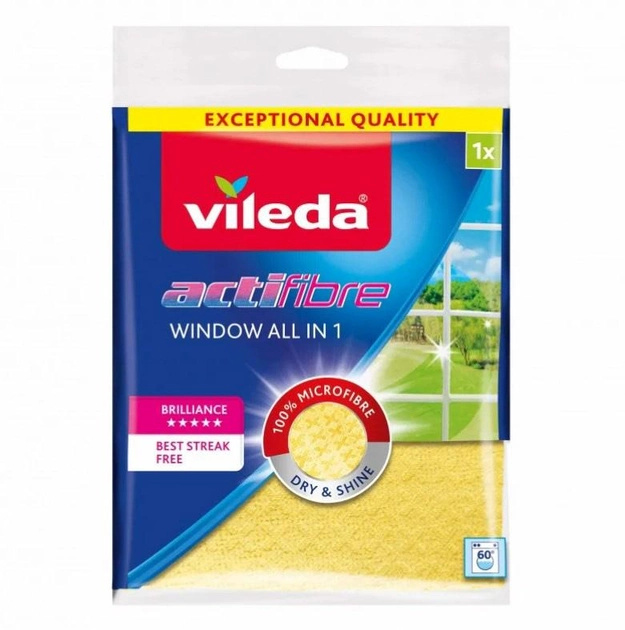Vileda puhastuslapp Actifibre Window Cloth, 1tk