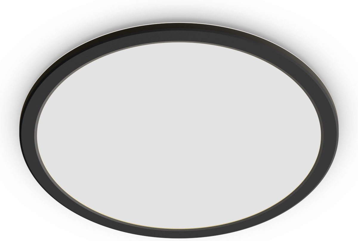 Philips plafoon Superslim CL550, ümmargune, must, 1300lm, 2700K